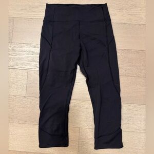 Lululemon Athletica Black Cropped Leggings